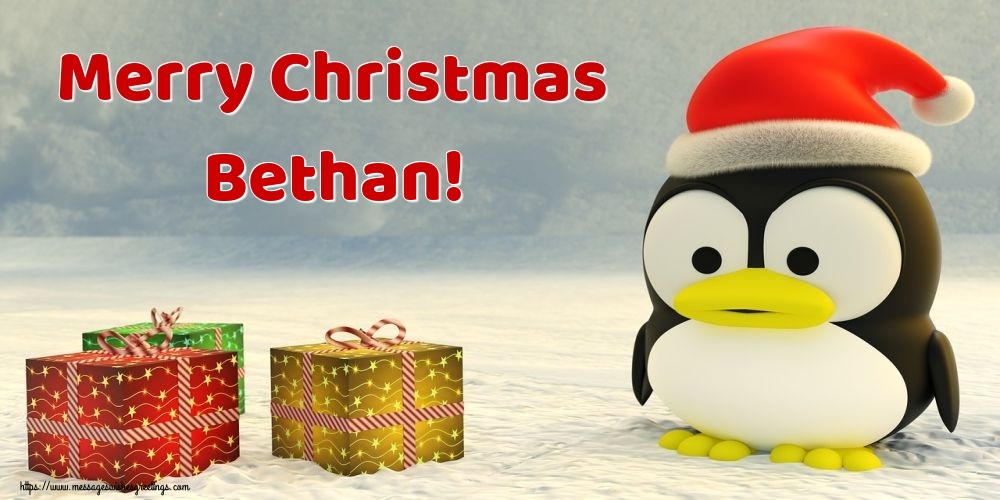  Greetings Cards for Christmas - Animation & Gift Box | Merry Christmas Bethan!