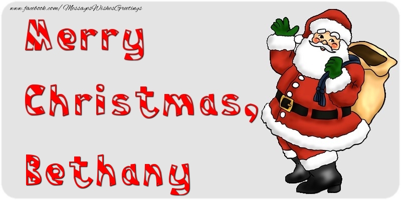 Greetings Cards for Christmas - Santa Claus | Merry Christmas, Bethany