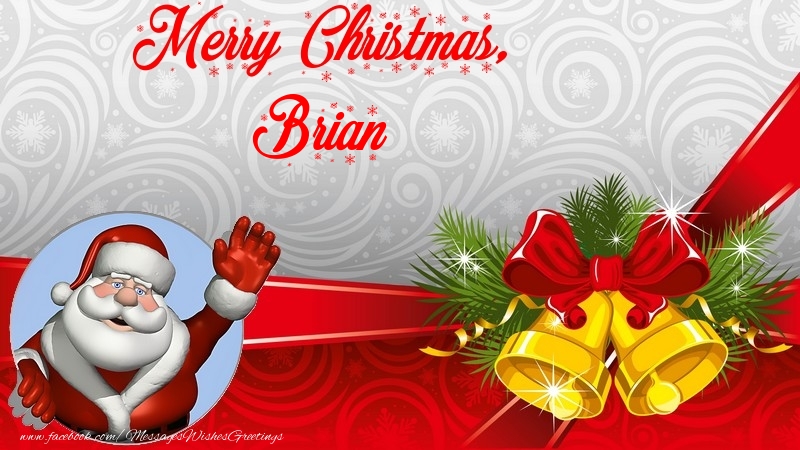 Greetings Cards for Christmas - Santa Claus | Merry Christmas, Brian