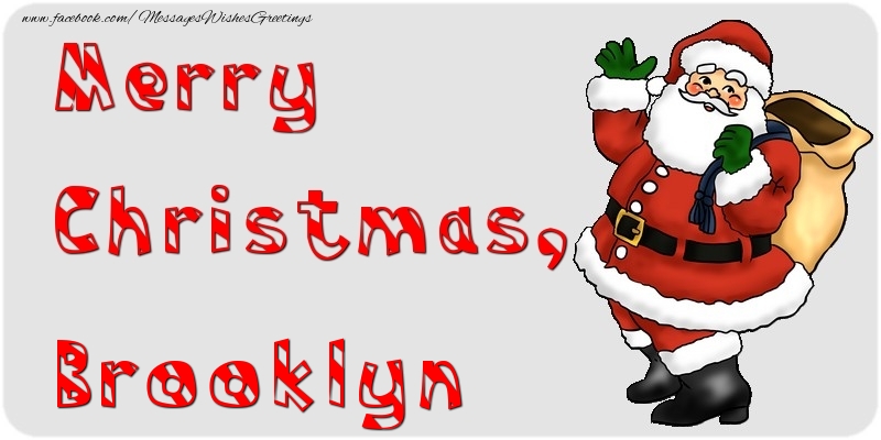 Greetings Cards for Christmas - Santa Claus | Merry Christmas, Brooklyn