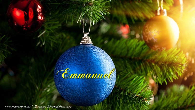 Greetings Cards for Christmas - Christmas Decoration | Emmanuel