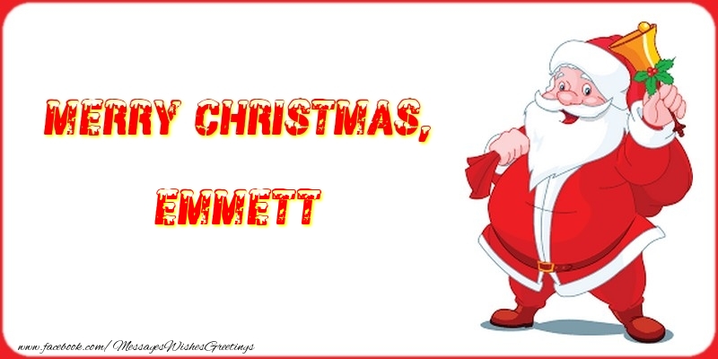 Greetings Cards for Christmas - Merry Christmas, Emmett