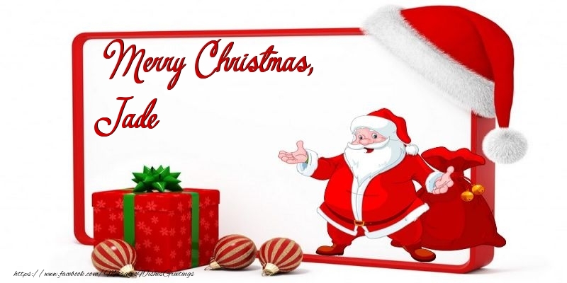  Greetings Cards for Christmas - Christmas Decoration & Gift Box & Santa Claus | Merry Christmas, Jade