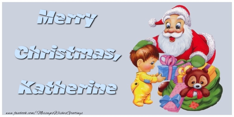  Greetings Cards for Christmas - Animation & Gift Box & Santa Claus | Merry Christmas, Katherine