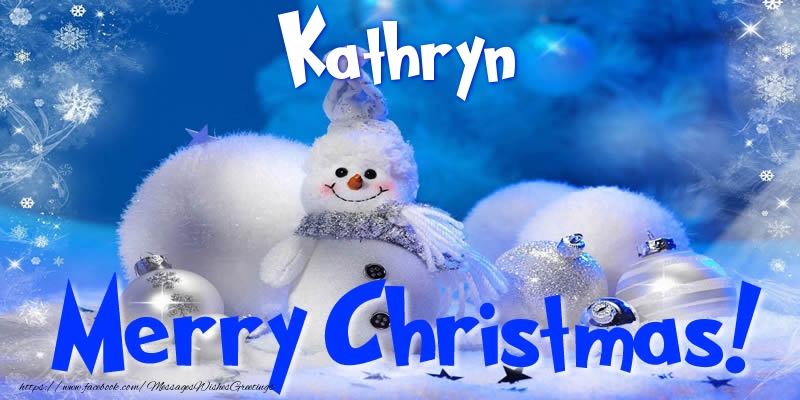  Greetings Cards for Christmas - Christmas Decoration & Snowman | Kathryn Merry Christmas!