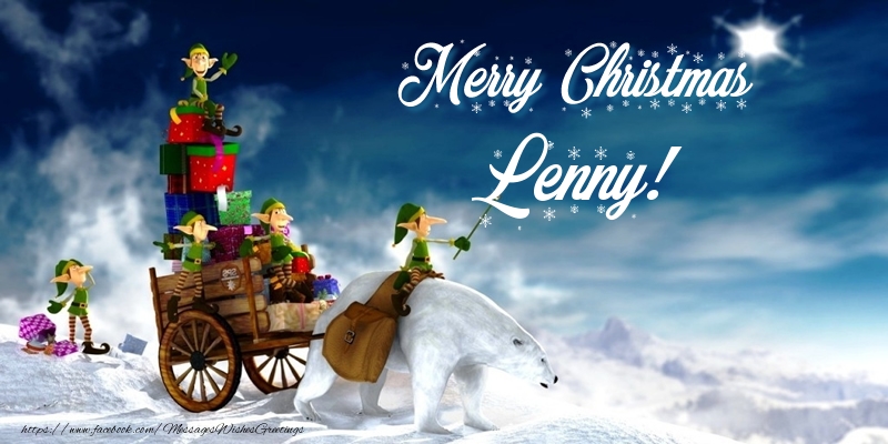 Greetings Cards for Christmas - Animation & Gift Box | Merry Christmas Lenny!