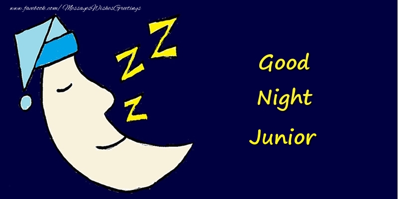 Greetings Cards for Good night - Moon | Good Night Junior