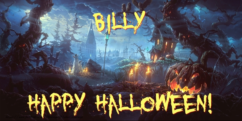 Greetings Cards for Halloween - Billy Happy Halloween!