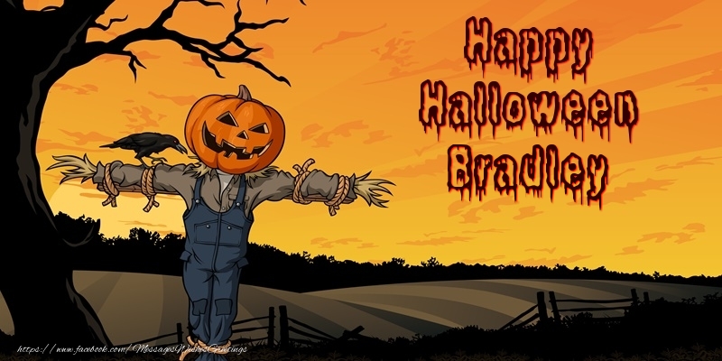  Greetings Cards for Halloween - Happy Halloween Bradley