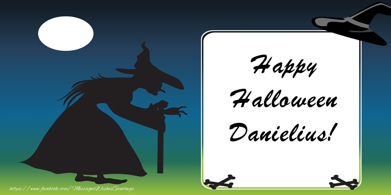 Greetings Cards for Halloween - Happy Halloween Danielius!