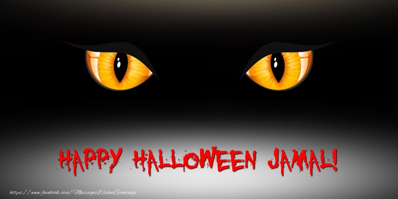 Greetings Cards for Halloween - Happy Halloween Jamal!