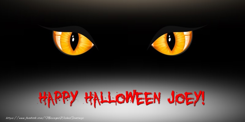 Greetings Cards for Halloween - Happy Halloween Joey!