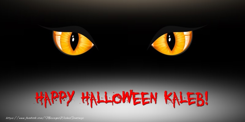  Greetings Cards for Halloween - Happy Halloween Kaleb!