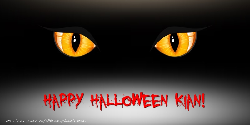  Greetings Cards for Halloween - Happy Halloween Kian!