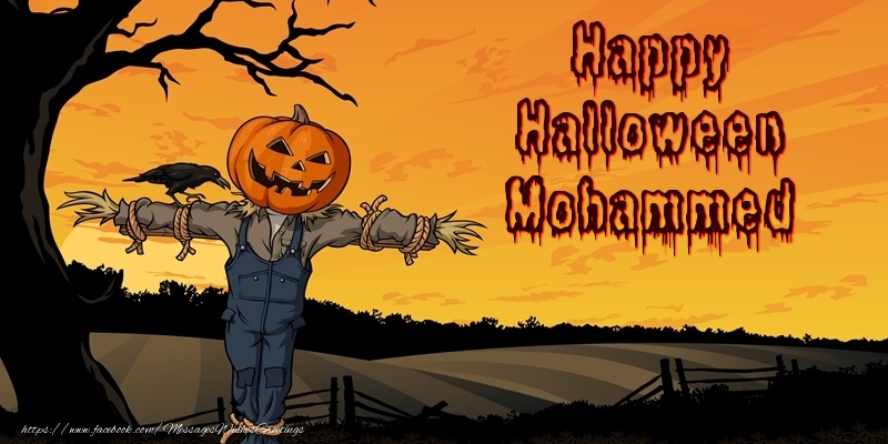 Greetings Cards for Halloween - Happy Halloween Mohammed