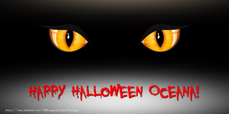 Greetings Cards for Halloween - Happy Halloween Oceana!