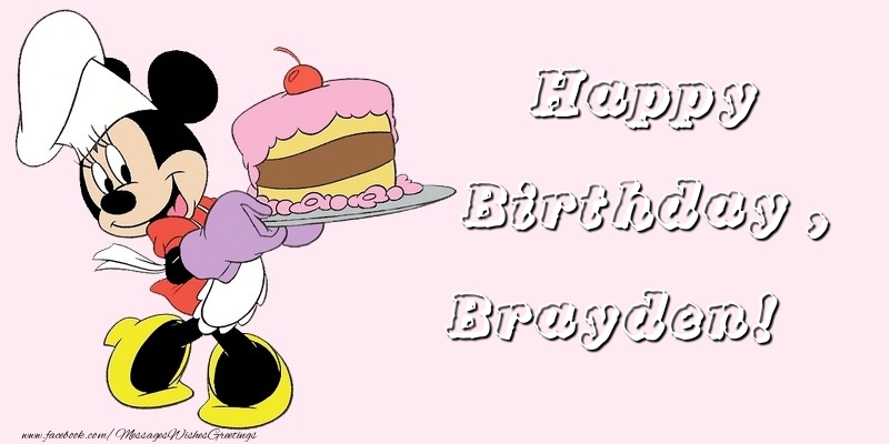 Greetings Cards for kids - Animation & Cake | Happy Birthday, Brayden