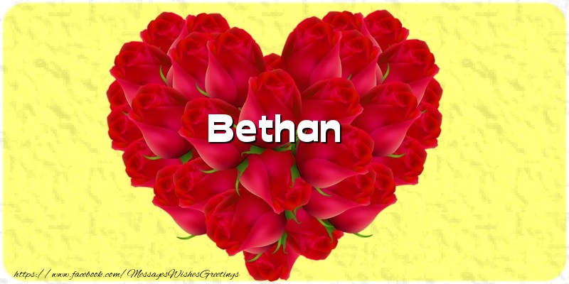 Greetings Cards for Love - Bethan