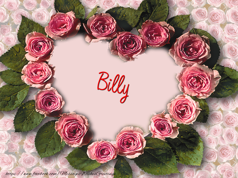 Greetings Cards for Love - Billy