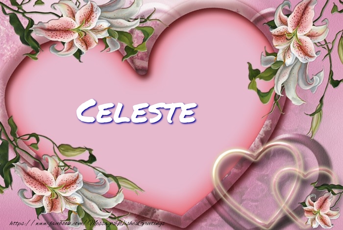 Greetings Cards for Love - Celeste