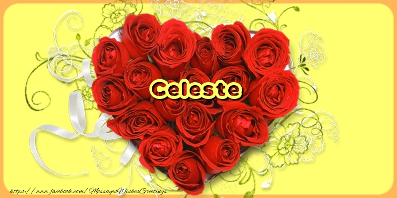 Greetings Cards for Love - Celeste