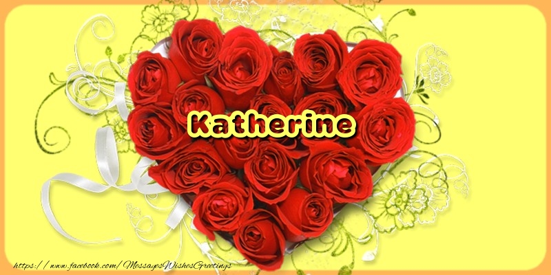 Greetings Cards for Love - Katherine