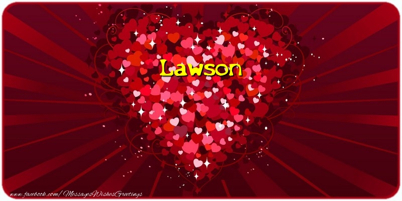 Greetings Cards for Love - Hearts | Lawson