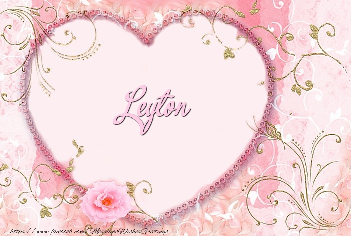 Greetings Cards for Love - Leyton