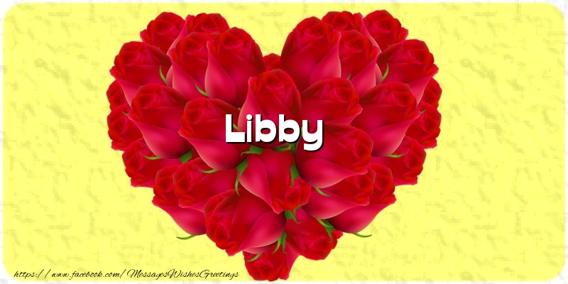 Greetings Cards for Love - Libby