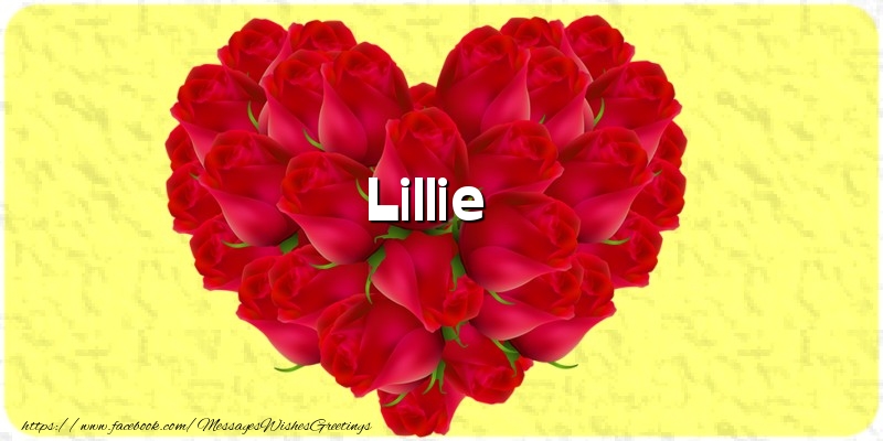 Greetings Cards for Love - Lillie