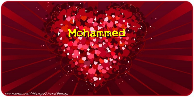 Greetings Cards for Love - Hearts | Mohammed