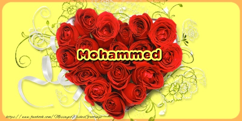 Greetings Cards for Love - Mohammed