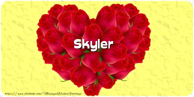 Greetings Cards for Love - Hearts | Skyler