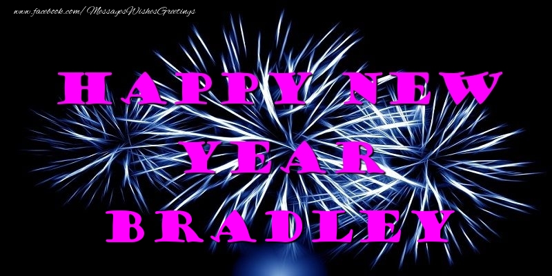  Greetings Cards for New Year - Fireworks | Happy New Year Bradley