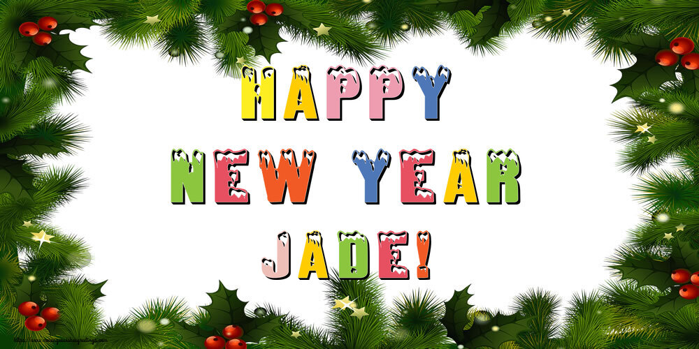  Greetings Cards for New Year - Christmas Decoration | Happy New Year Jade!