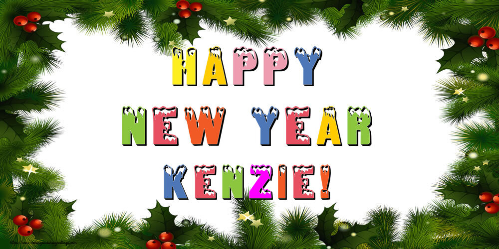  Greetings Cards for New Year - Christmas Decoration | Happy New Year Kenzie!