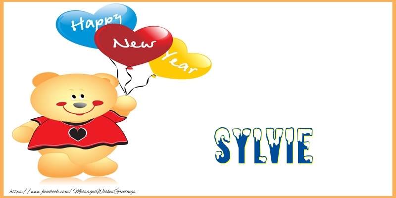 Greetings Cards for New Year - Happy New Year Sylvie!