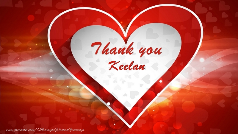  Greetings Cards Thank you - Hearts | Thank you, Keelan