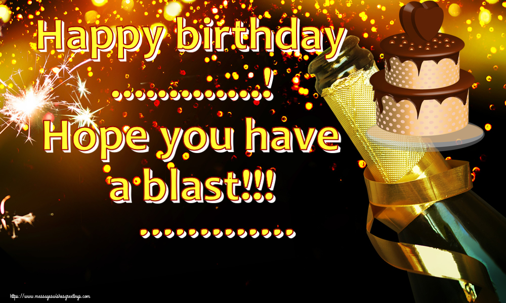 Custom Greetings Cards for Birthday - 🎂 Cake | Happy birthday ...! Hope ...