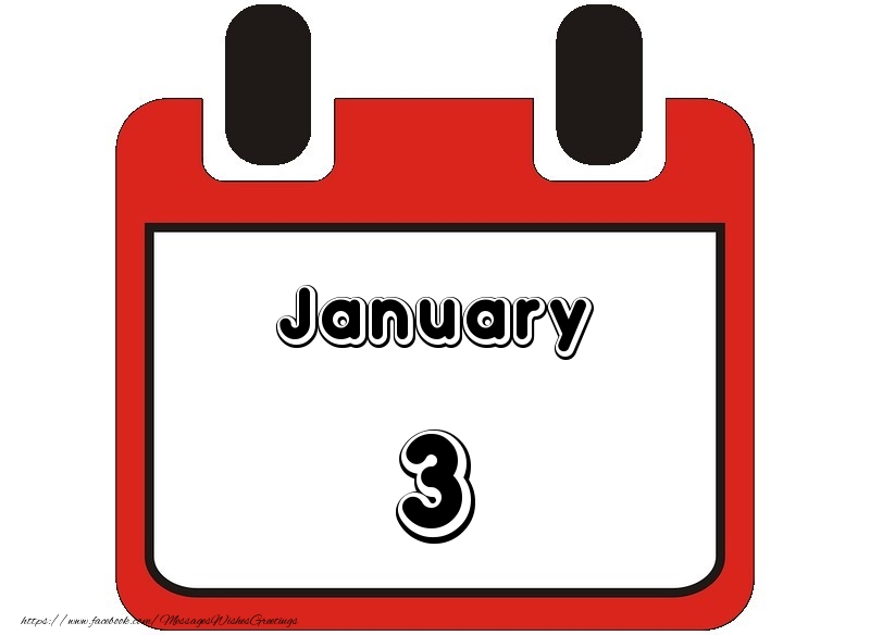 Greetings Cards of 3 January - January 3