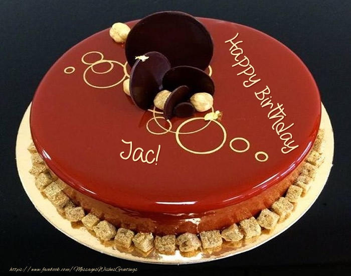 Greetings Cards for Birthday - Cake: Happy Birthday Jac!