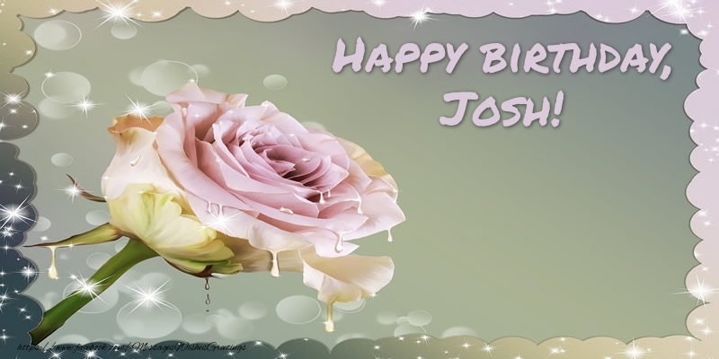 Greetings Cards for Birthday - Roses | Happy birthday, Josh