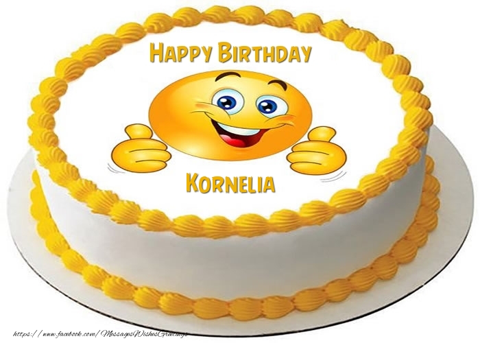 Greetings Cards for Birthday - Cake | Happy Birthday Kornelia