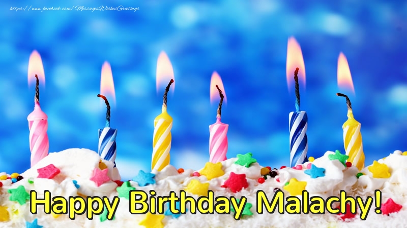  Greetings Cards for Birthday - Cake & Candels | Happy Birthday, Malachy!