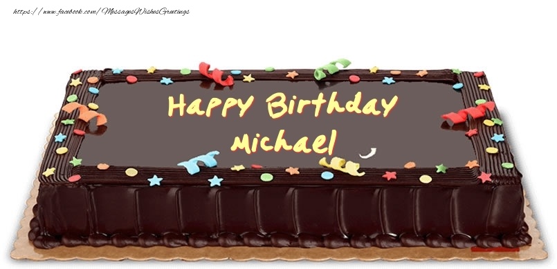 Greetings Cards for Birthday - Cake | Happy Birthday Michael