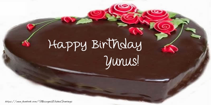  Greetings Cards for Birthday -  Cake Happy Birthday Yunus!