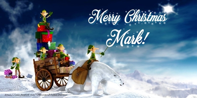 Greetings Cards for Christmas - Animation & Gift Box | Merry Christmas Mark!