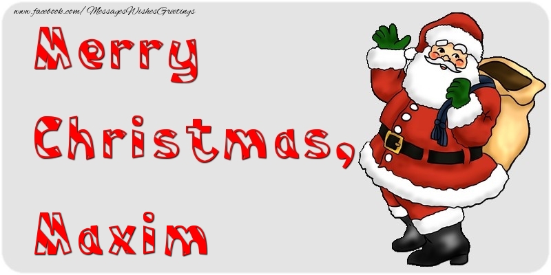 Greetings Cards for Christmas - Santa Claus | Merry Christmas, Maxim