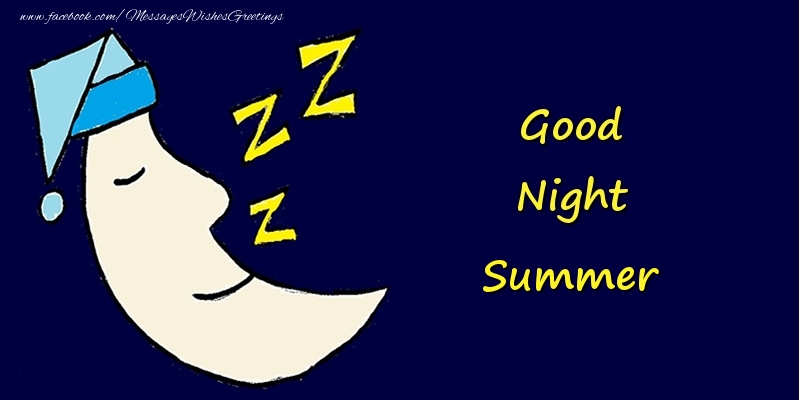 Good Night Summer | Moon - Greetings Cards for Good night for Summer ...