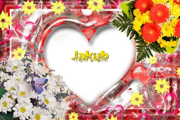  Greetings Cards for Love - Flowers & Hearts | Jakub
